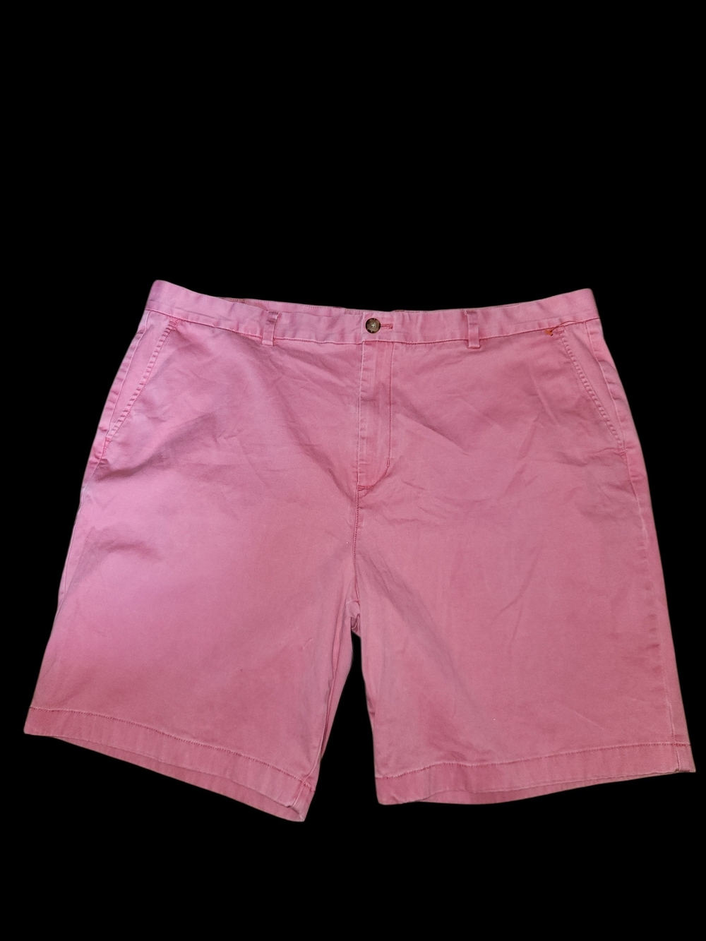 Vineyard Vine Shorts Mens Size 42 Solid Pink Shorts Chino Flat Front